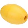 NUOBESTY Boa Galleggiante Ovale e Alta visibilità Corda di Ancoraggio Portatile in PVC Giallo per Kayak e Yacht per Pesca e Sport Acquatici