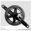 LHHL Guarnitura Bici da Strada 170mm 110BCD Integrate Cave Set di Pedivelle 39-53T 34-50T Singola Rotonda Ingranaggio 9/10/11/12 velocità(34-50T)