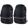 WHAMVOX Copri Zaino Antipioggia Oxford Striscia Riflettente per attività All'aperto e Escursionismo, Elasticità Elevata per Zaini da 30-55l