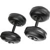 Yechiry Manubri Acqua Regolabili per Donna Fitness Modellamento e Allenamento della Forza Ecologici 8-10 Kg PVC Portatile 34x19 Cm