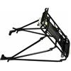 CQAHDSEVF Portapacchi posteriore per bicicletta, Staffa for bicicletta in metallo nero, capacità 65 kg, 35x15 cm
