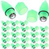 GAROZATION Lampada LED da Pesca Notturna Verde Sensore di Morso Multifunzione 25 Pezzi per Attività di Pesca All'aperto e Avviso di Abboccata