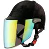 Aymzbd Casco Equestre Casco Traspirante Casco Protettivo Casco Regolabile Cappello da Equitazione Materiale PP Fibra Poliestere Adatto per Bambini Ragazzi al, Valvole Colorate