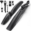 JIASHUNHE Parafango MTB 2 Pezzi parafango for Bicicletta Anteriore Posteriore for for Ruota MTB for for Accessori di Protezione for