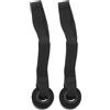BESTOMZ Ancoraggio per Porta Fitness in PVC Nero 2 Pezzi Resistenza Elevata e Stabilità Aggiunta, per Allenamento Bande Elastiche a Casa