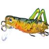 Zpengtai Esche Da Pesca Esca da pesca 35mm 3g for insetti cavalletta volante dura artificiale realistica Persico con 10 ami(E)