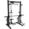 Fitness Tech, Smith Machine S13 Multifunzione Gabbia per Pulegge, Barra Guidata e Dominata per Palestra a Casa, Esercizi di Muscolazione Completa, Supporta fino a 200 Kg