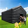 Generic Grande tenda a cubo gonfiabile per discoteca, portatile, gazebo quadrato nero, tenda per eventi per night club, mostre, matrimoni, uso aziendale