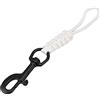 Mtlavishness Cordino per Immersione con Clip Cinghia Persa Corda Subacquea Intrecciata a Mano 7 Corde per Ombrello in Acciaio Inossidabile 316 Clip Girevole per Manometri BCD (Bianca)