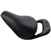 Domary Sella per Bici per Bambini, Cuscino Morbido Antiurto Sedile Comfort con Maniglia Bambini (Nera)