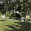 Generic Tenda Antizanzare da Giardino con Tetto Grigio e Nero, 236 x 108 x 120 cm, Portatile e Pieghevole, Resistente al Vento, per Campeggio Esterno, Include Borse da Trasporto