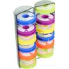TOMETURE Organizer per Lenza e Bobina da Pesca Portatile in Materiale PC per la Conservazione Sicura in Viaggio per Appassionati di Pesca