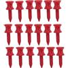 ZUGLQYSX 50 pz/Pacco Tee da Golf Professionali 25mm-51mm Castle Golfista Accessorio in plastica for Il della Palla(31MM Red)