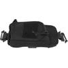 TIDTALEO Marsupio da Spalla Nero in Nylon e Abs Apertura Ampia e Fibbia, Borsa Multifunzionale per Accessori Outdoor e Attrezzi, per Escursionismo e Trekking