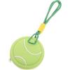 ULDIGI Portachiavi Tema Sportivo Portamonete in Pvc, Portafoglio Zip Tennis Colorato e Portachiavi Portatile per Zaini e Occasioni Multiple