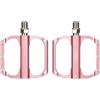 Caswynlife Pedali in alluminio leggero, CNC 6061-for per piattaforma t6 con 10 perni in acciaio, antipolvere, per bici elettrica, antiscivolo, colore nero (rosa)