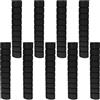 SHINEOFI 9 Pezzi Copertura per Impugnature in Spugna Nera per Barra Pull-up Supporto Ammortizzante e Protezione Contro Calli, Adatta a Diametro Asta 28-32mm per Palestra Domestica