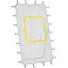 Fiocias Rete da Pallavolo Rimbalzante Accessorio per Allenamento Portatile Pratico Mesh PE Resistente Facilita Precisione nei Colpi Facile da Montare su