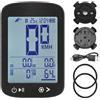 XUXHOU Computer da Bicicletta GPS Tachimetro Bici Wireless PC ABS Display da 2,4 Pollici Posizionamento a 5 Stelle Ricaricabile IPX6 per Ciclismo su Strada Pendolarismo Mountain Bike