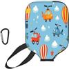 Mexpekil Custodia protettiva universale per racchetta da pickleball, 29,5 x 22,1 cm, per racchette da pickleball, in neoprene elastico, antigraffio, regalo per uomini e donne