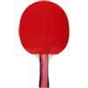 Accarugty Racchetta da ping pong, 5 strati di tiglio con gomma anti-colla, manico lungo progettato per principianti allenamento e pratica, dimensioni standard 255 mm x 146 mm