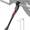 Favuit Cavalletto per bicicletta da 24 - 28 pollici, regolabile in altezza, supporto per bicicletta, universale, con piedini in gomma antiscivolo per mountain bike, e-bike, bici da corsa