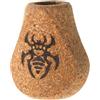 ARTIBETTER Manopola Legno Sughero Motivo per Mulinello e Pesca Tarantola in Accessorio Professionale Sostituire e Decorare Compatta in Gomma Effetto Oro Mulinelli