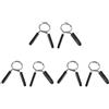 Vjsujehgy 6 Pezzi 30 mm Bilanciere Palestra Sollevamento Pesi Clip Collare Manubri Blocco Morsetto A Molla