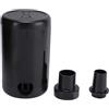 Pssopp Pompa per Materasso Ad Aria Ricaricabile, Pompa Ad Aria Portatile Ricaricabile Tramite USB con Batteria da 1500 MAh, 2 Ugelli, Gonfiaggio e Sgonfiaggio per Lettino da Campeggio, Piscina,