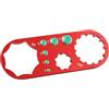 Generic Chiave per forcella da ciclismo, in lega di alluminio, 10 x 3,6 x 0,5 cm, strumento di rimozione del cappuccio degli urti, impugnatura leggera, strumento anteriore per mountain bike, manutenzione