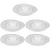 SHINEOFI 5 Pezzi Tappo per Borraccia Antigoccia in Plastica Apertura Una Mano e Superficie Antiscivolo, per Lavoro e Viaggio, Coperchio Resistente e Pratico