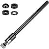 XPJBKC Rimorchio per bicicletta, M12 x 1,5 (160-178 mm), lunghezza del gambo regolabile, montaggio rapido, adattatore per asse a innesto robusto e leggero, compatibile con Thule, Qeridoo, Croozer