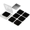 Generico Tire Patch Kit - Leak Proof Puncture Repair | Bike Inner Tube Patch | Rubber Patches Metal File Glue Free 6 Pieces 2x2cm Quick Easy Fix for Mountain Road Bicycles