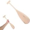 Genérico Pala per imbarcazione, in legno, cinquanta centimetri di lunghezza, pala da canoa ergonomica per bambini, per fiume, ragazze, bambini, scenario, attività acquatiche, corse di canottaggio per