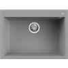 Elleci Lavello Elleci Quadra 120 Cemento 79x50cm LGQ12048 - Installazione SOPRATOP