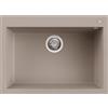 Elleci Lavello Elleci Quadra 120 Tortora 79x50cm LGQ12043 - Installazione SOPRATOP