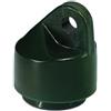 Alberts 655105 Tappo di sostegno, alluminio, plastificato verde, per tubo Ø 34 mm