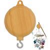 Generico Giostrine Per Lettino Per - Carillon Giostrina Per Bambini Con 35 Tracce | Spinner Da 14 Cm In Lega Di Zinco Imitazione Venatura Del Legno Da 120 G, Melodie Calmanti Alimentate A Batteria Camp