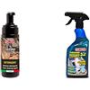 Ma-Fra 1133173 Charme Detergente Schiuma Pelle, 150 ml & Trattamento Tessuti 3in1, Per gli interni auto e tappezzeria in tessuto o alcantara, 500 ml