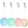 GARIOUANS Kit Pulizia Schermo Telefono Macaron 4 Pz con Panno in Microfibra e Laccetto Regalo per Smartphone Tablet Laptop Obiettivi Occhiali