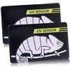 DONGKER UVB Tester Card,2 Pezzi Scheda Rettile UV Tester 500 Volte Riutilizzabile per UVB Reptile Lampadina Lampada Luce