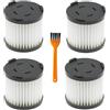 Chuancheng 4 Pz Sostituzione Filtro HEPA per Jimmy Aspirapolvere JV51 CJ53 C53T CP31 Accessori
