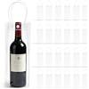 VETOLAKA 25 refrigeratori per bottiglie, 10 x 25 x 10 cm, trasparenti, in PVC, a prova di perdite, con manico, per birra fredda, vino, bevande, feste, attività all'aperto, campeggio