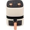ACAGALA Bollitore da cucina Frittyer Oilless Multifunzione Completamente Automatico 5,5 L Grande Capacità per Casa (Visibile)