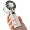 Magiduck Ventilatore portatile per ghiaccio, display digitale, batteria ricaricabile da 5200 mAh, mini ventilatore a 100 velocità, con display digitale, ventole portatili per esterni, viaggi, casa