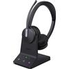 Yealink WH64 Dual Teams, wireless, 20-20.000 Hz, ufficio/call center, 151 g, cuffie con microfono, nero