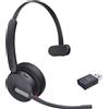 Yealink WH64 Hybrid Mono UC, wireless, 20 - 20000 Hz, ufficio/call center, 272 g, cuffie, nero
