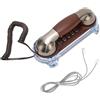 Gistuch Telefono fisso retrò con cavo, supporto a muro per casa, scuola, ufficio, fabbrica, hotel, cobalto-nichel