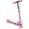 AIYAPLAY Monopattino per Bambini 3-8 Anni con Ruote Luminose, Impugnatura Regolabile e Freno Posteriore, Rosa | Aosom Italy