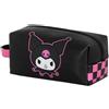 KARACTERMANIA Sanrio Kuromi Chess-Borsa da Toilette da Viaggio Brick PLUS, Multicolore, 27 x 13 cm